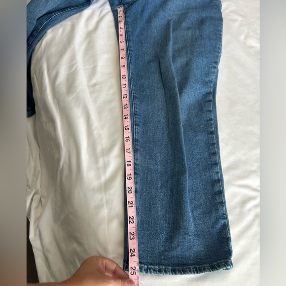 GAP Blue Denim Short Sleeve Jumpsuit - Picture 8 of 8